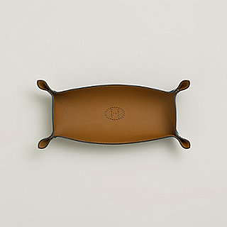 Mises et Relances Desk pencil case - Brown | Hermès USA